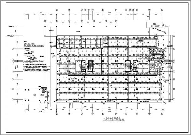 【湖南】一类高层商住楼给排水消防施工图（自动喷淋系统）-图二