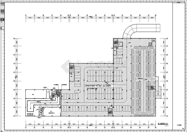 江苏某三层大型综合市场电气设计施工图-图二