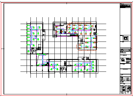 【江苏】小高层办公楼空调通风排烟系统设计施工图（风冷变制冷剂多联空调系统）-图一