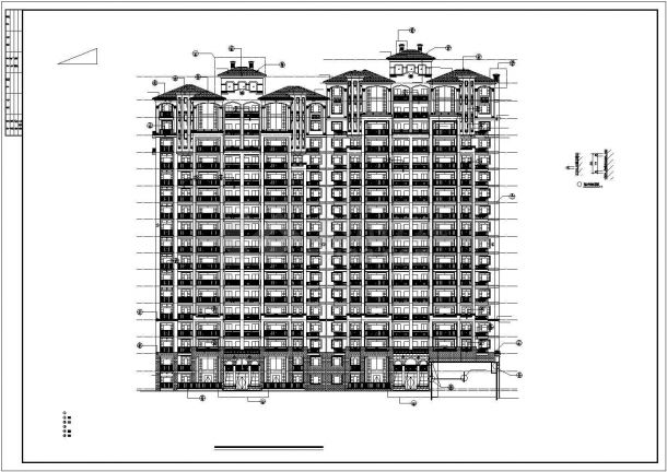 【福建省】高层10#住宅楼建筑设计施工图-图一