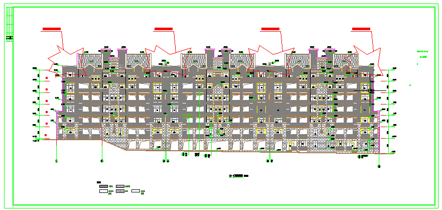 某6层框架结构住宅楼建筑设计施工图