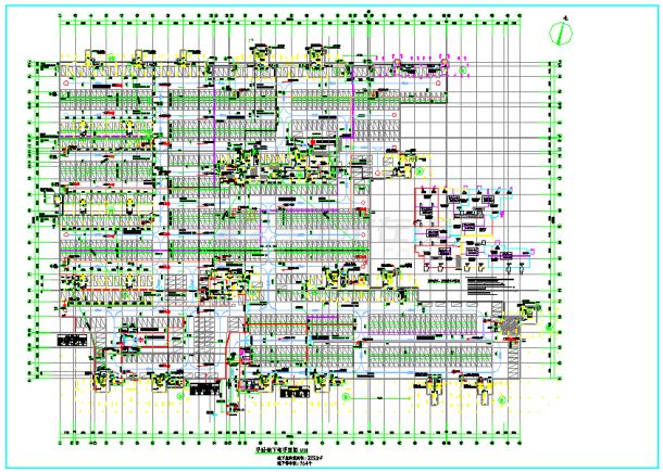 某地下室工程建筑、结构、水电暖全套施工图-图一