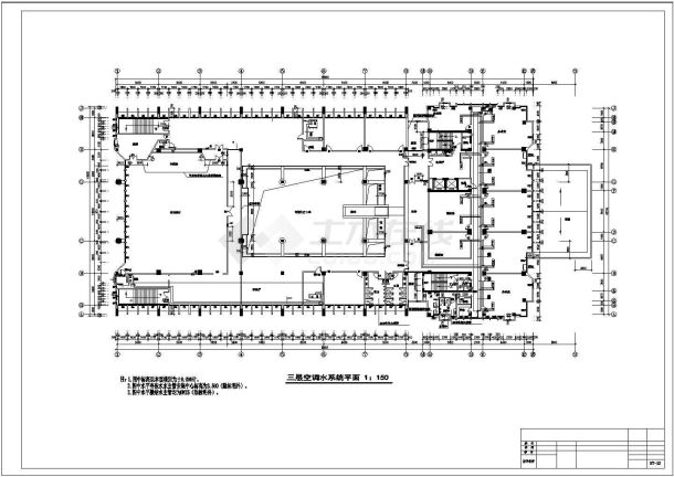 【广西】综合办公建筑空调通风排烟系统初步设计图（含机房）-图一