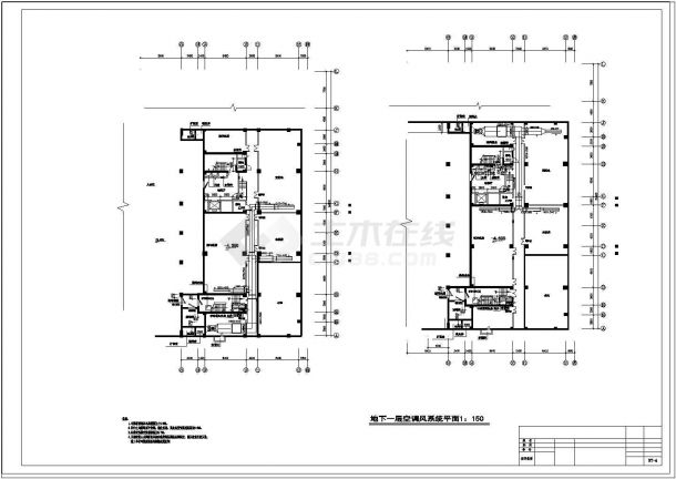 【广西】综合办公建筑空调通风排烟系统初步设计图（含机房）-图二