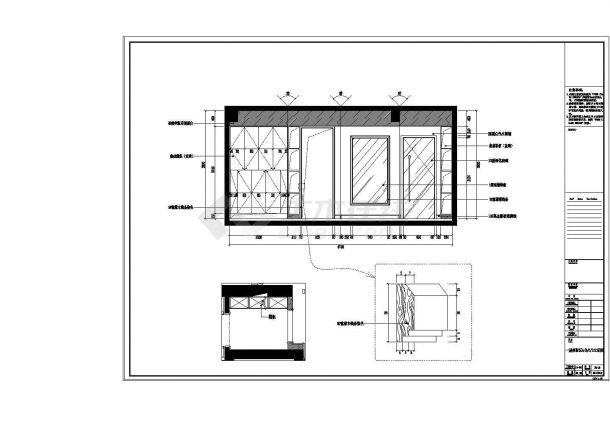 【盐城】现代时尚两层别墅样板房室内装修施工图（附效果图）-图二
