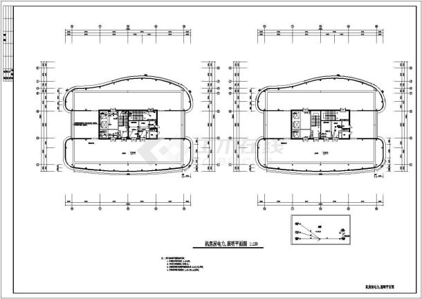 【湖北】一类高层办公建筑电气施工图纸-图二