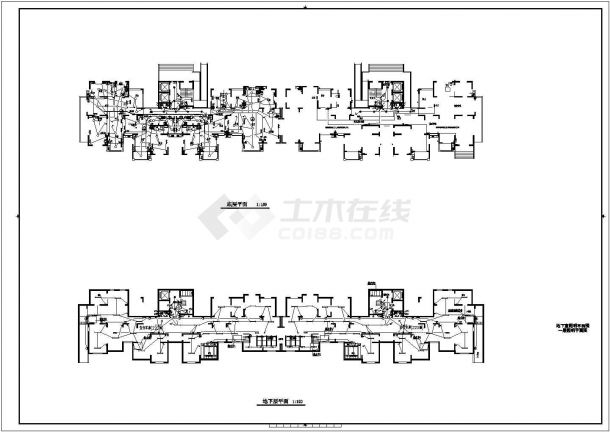 【上海】高层小区住宅建筑电气施工图纸-图一