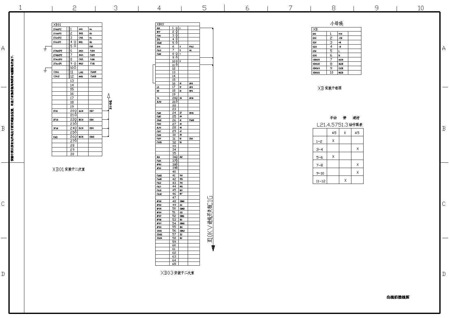 10kV高压电系统图（线柜接线图）