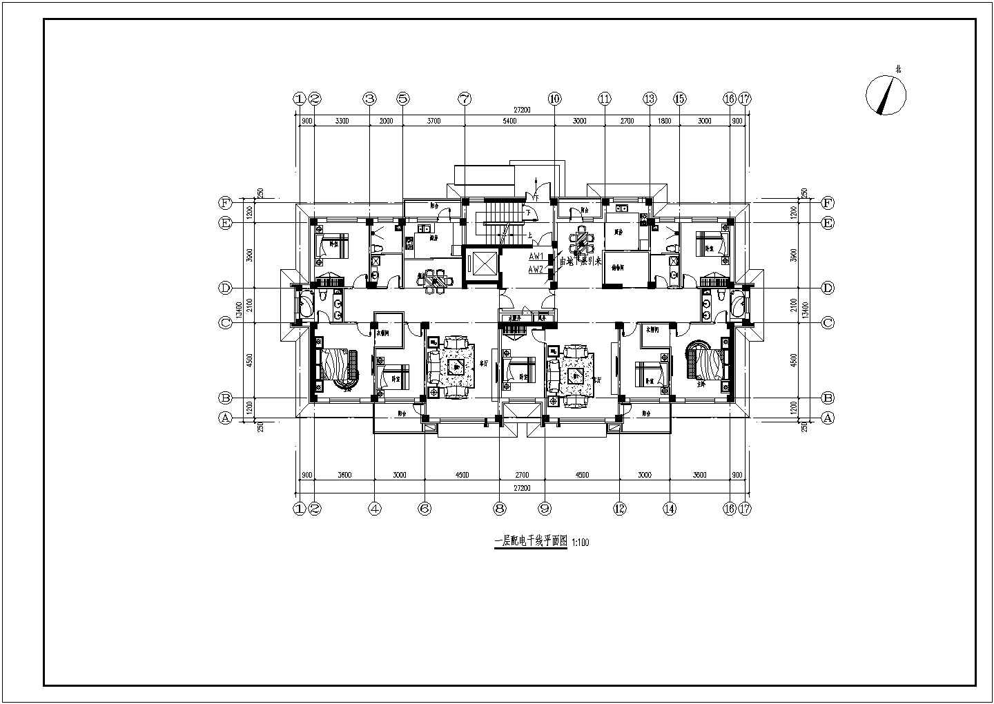 某地普通住宅建筑强弱电详细施工图纸