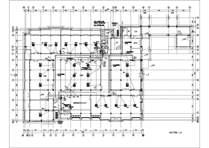海南某笑四层综合楼电气设计方案图_图1
