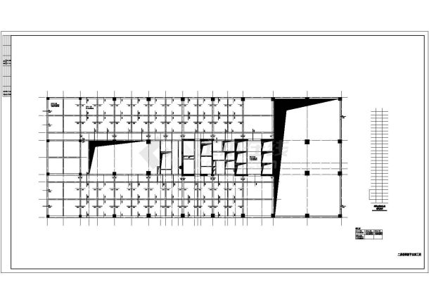某25层框架核心筒住宅楼结构设计施工图-图一