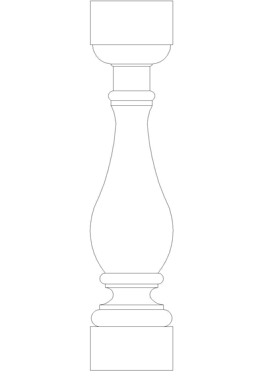 壁神构件葫芦瓶系列总建筑设计CAD详图