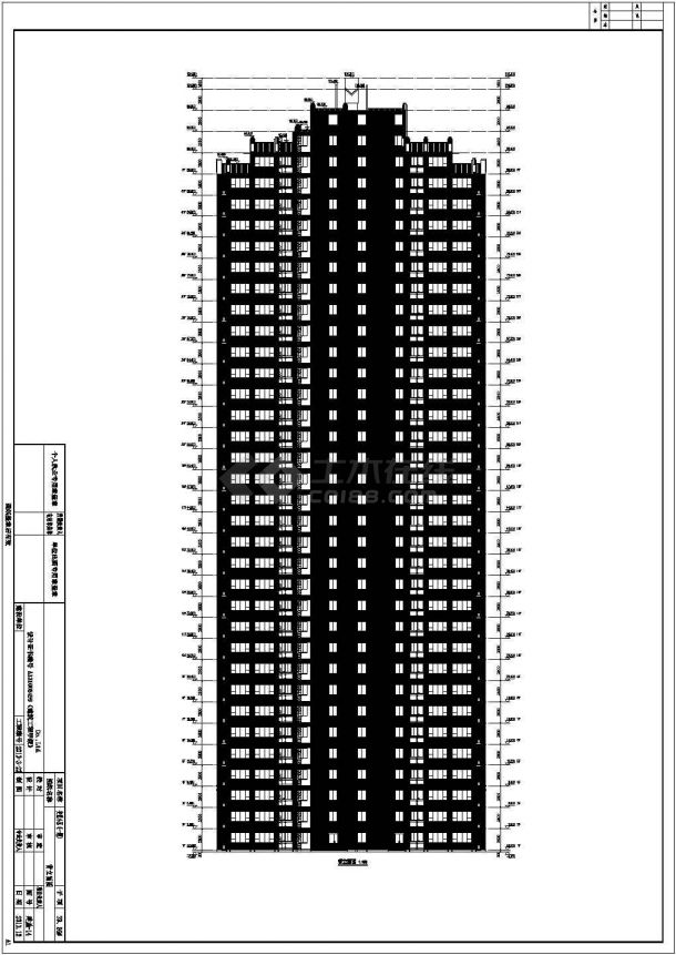 【安徽省】某高层住宅建筑结构施工图-图二
