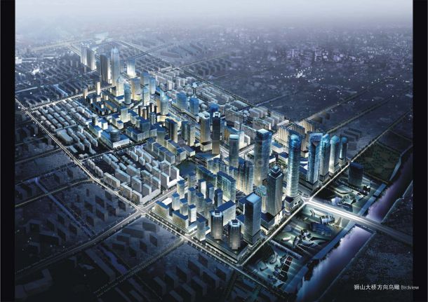 【江苏】以人为本的城市新经济中心空间规划设计方案（jpg格式)-图一