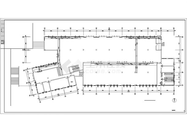 【河北】小型室内滑雪场建筑采暖系统设计施工图（含给排水设计）-图二