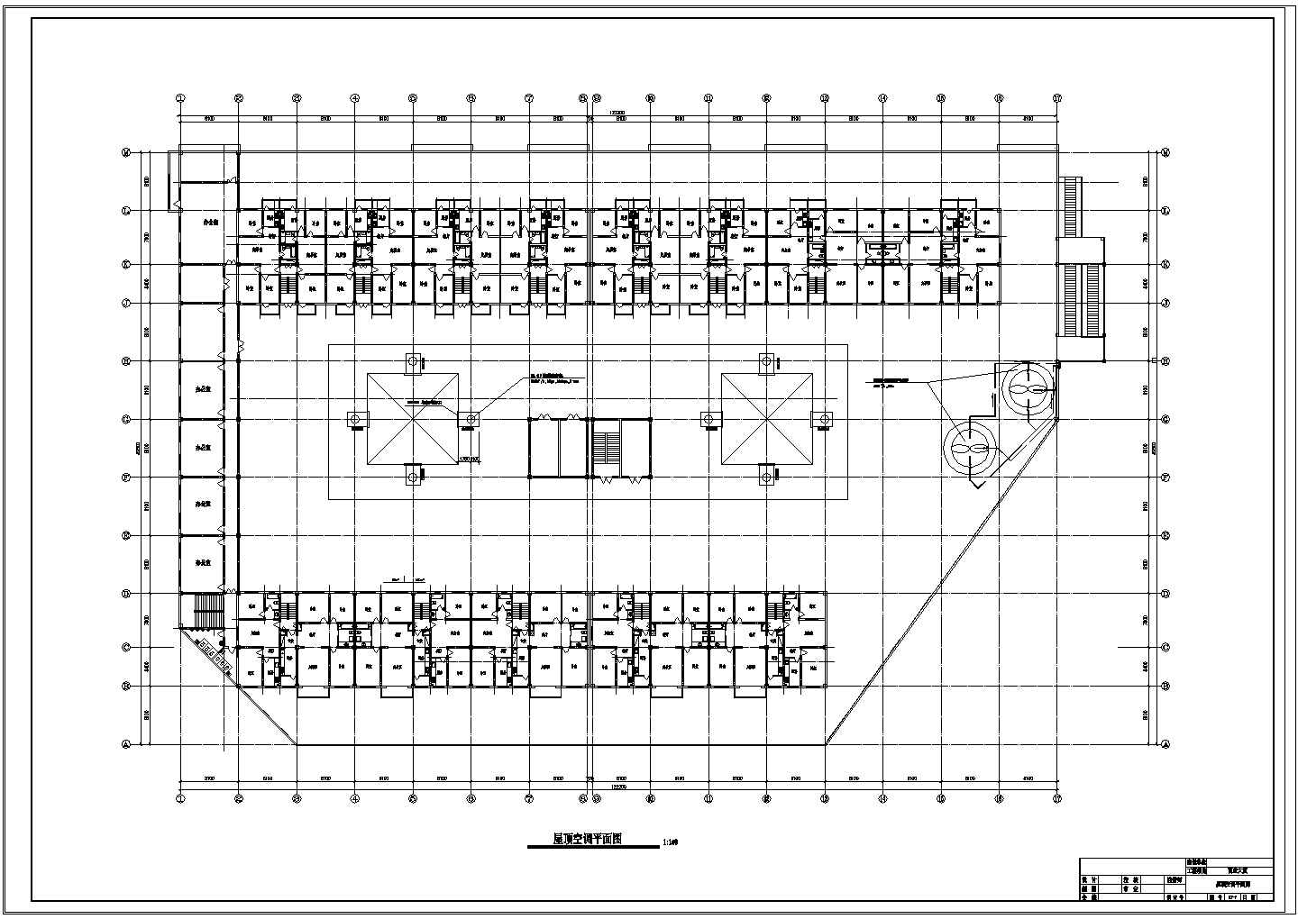双层商业中心建筑空调系统设计施工图（含给排消防设计）