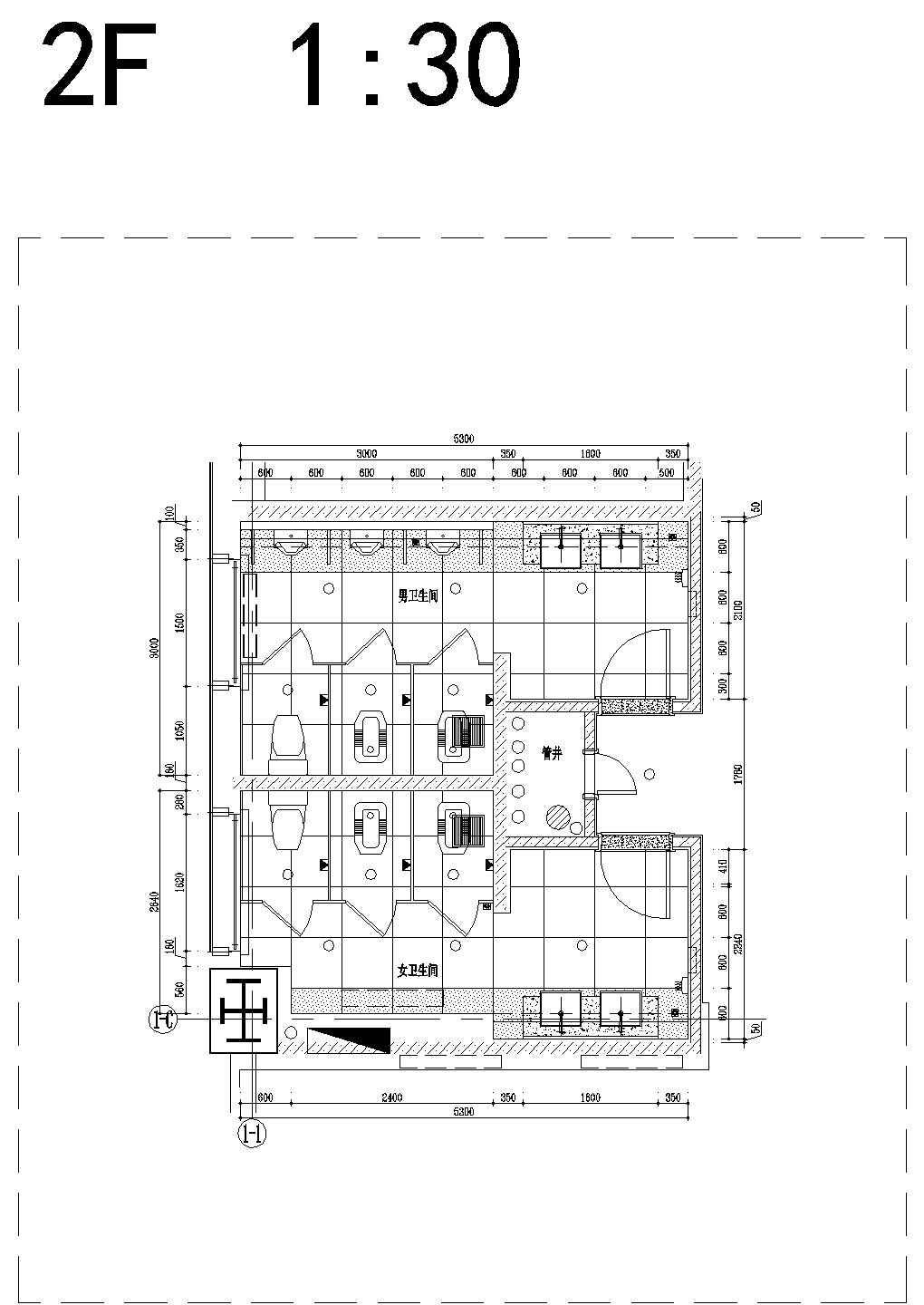 中国石油指挥中心施工二层楼建筑设计cad图纸