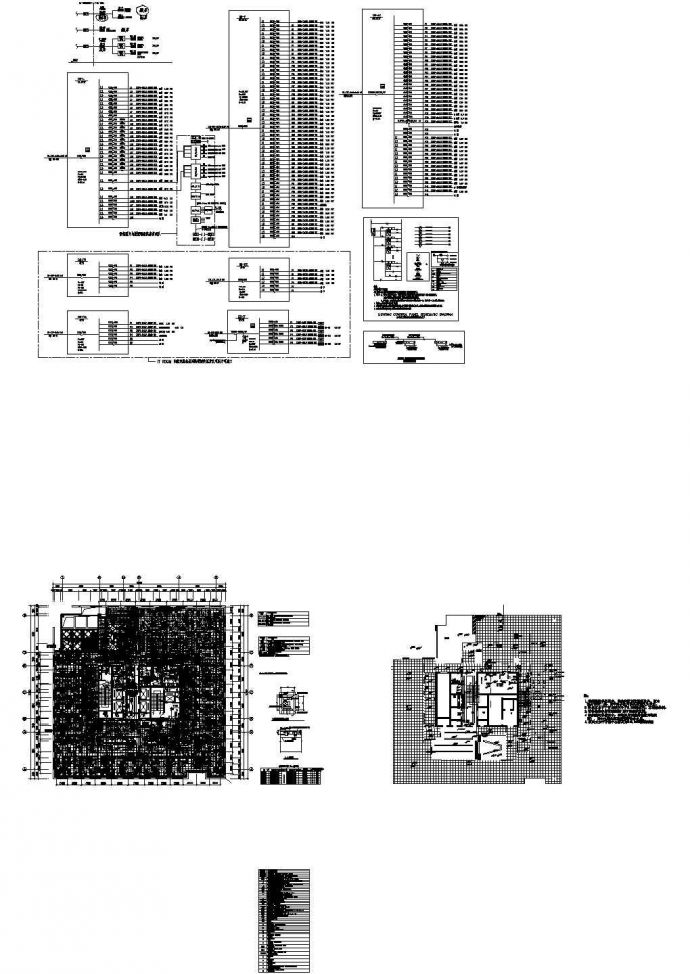 戴尔成都市办公室机电施工cad图，共四张_图1