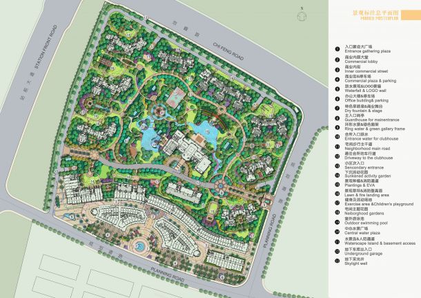【福建】地中海风情汽配城景观设计方案jpg（含三个花园设计）-图二