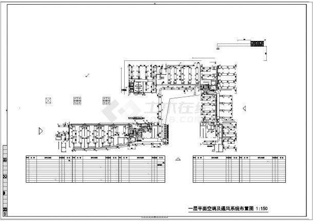 【上海】多层建筑办公楼空调通风及防排烟系统设计施工图（地源热泵系统）-图二