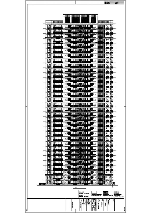 15800平33层高层住宅楼结构施工图（含详细建筑图）-图一