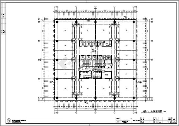 29及24层商贸中心商务办公楼+公寓式酒店结构施工图（含详细建筑图）-图一