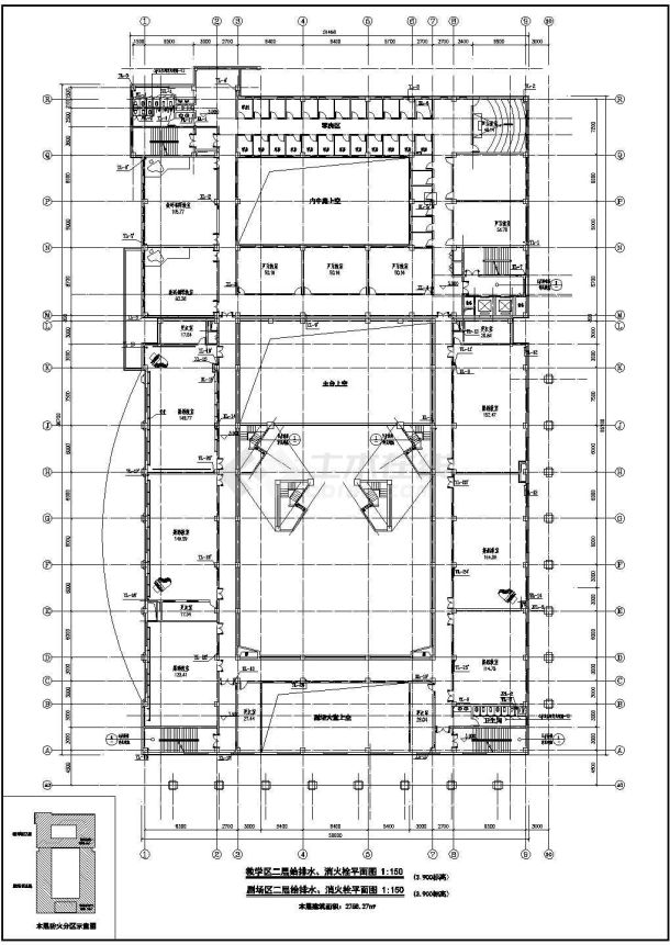 【黑龙江】某七层幼儿园给排水消防施工图-图二