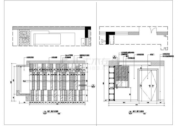 【浙江】88平现代两居房全套装修设计施工图-图一
