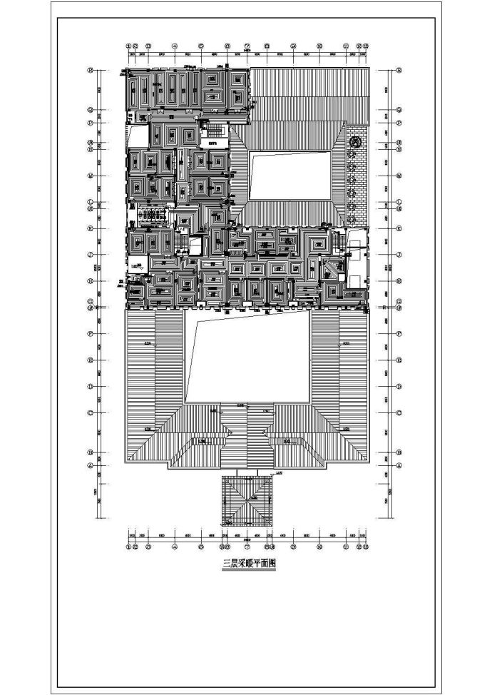 某地三层办公综合楼地板辐射采暖施工图_图1