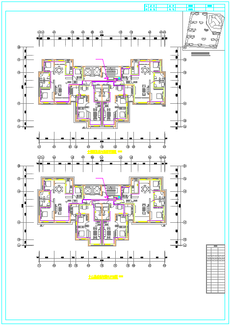 【呼伦贝尔】4号住宅楼采暖系统设计图-图二