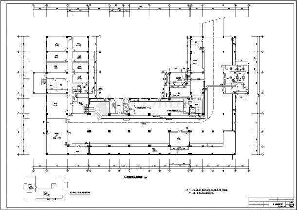 某十五层宾馆空调防排烟系统设计施工图纸-图二