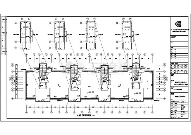 北京某10层安置楼电气设计施工图纸-图一