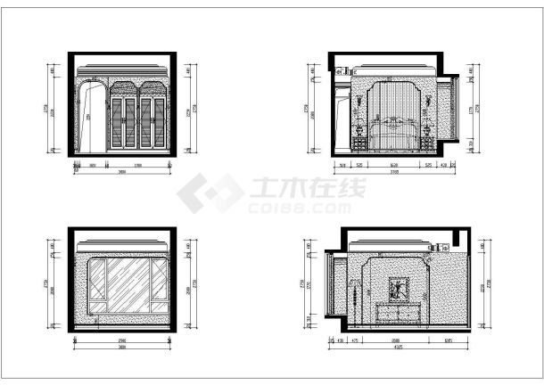 【广东】地中海风情温馨舒适三居室样板间室内施工图-图二