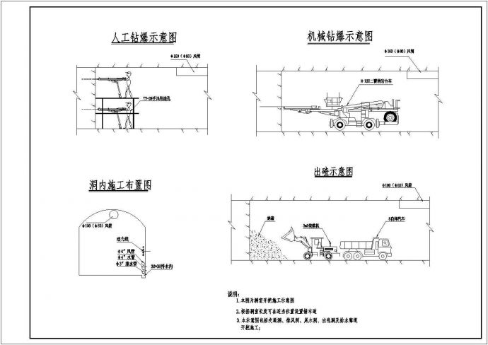 四川某水电站调压室,压力管道及厂房工程施工组织设计_图1