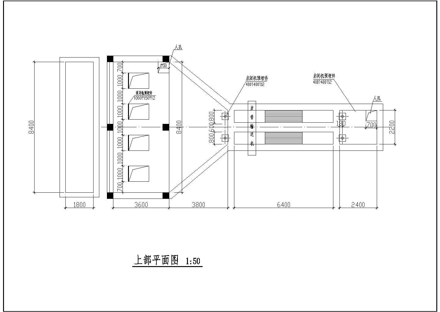 蚌埠市区污水处理中途管线泵站建筑施工图