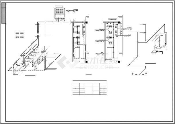 双层别墅建筑空调及通风系统设计施工图（含消防设计）-图一