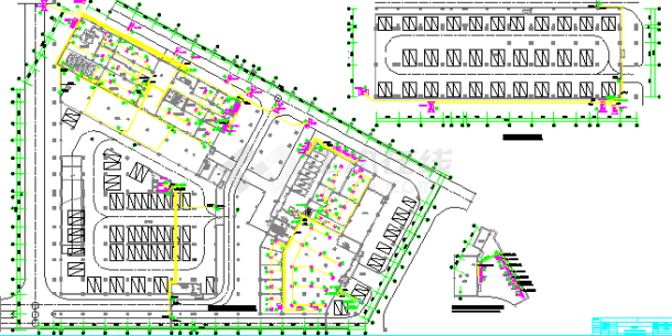 【浙江】大型公共停车场智能照明设计施工图纸-图一