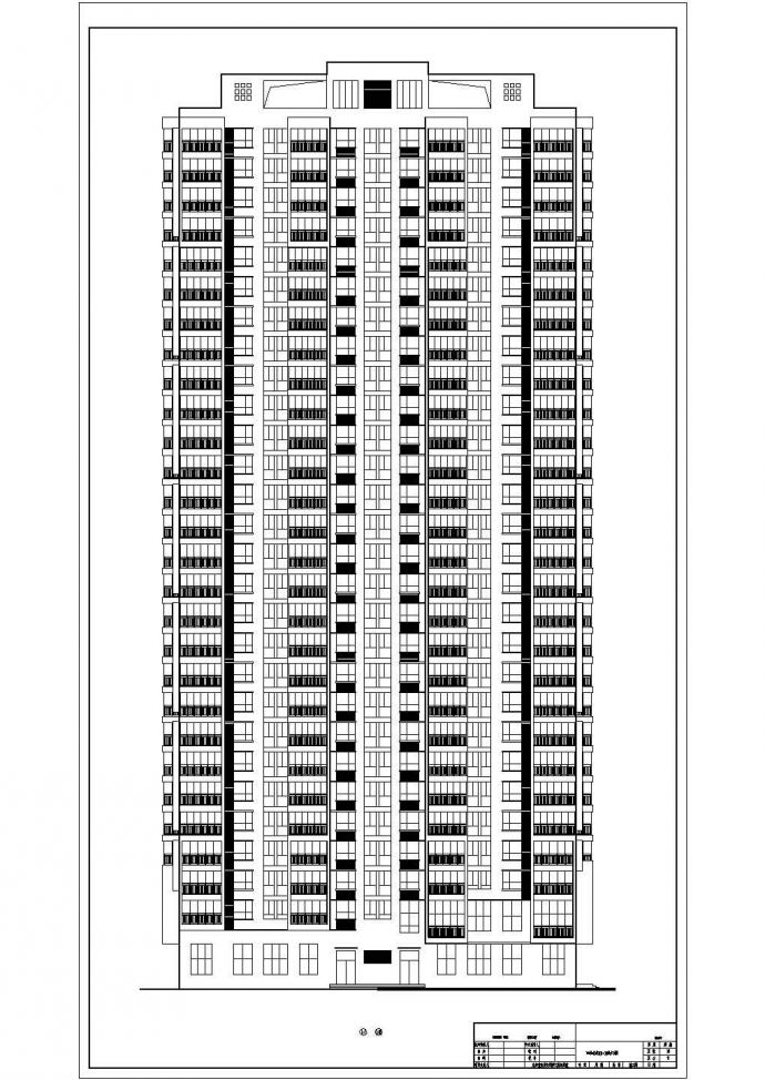 【河南省】高层商住楼建筑水暖电设计施工图_图1