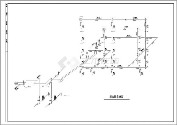 【辽宁】某五层学校综合楼给排水消防施工图-图一