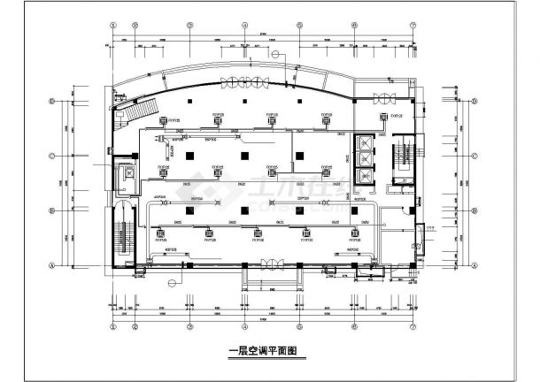 【安徽】新技术生产楼建筑空调系统设计施工图（一拖多智能系统）-图一