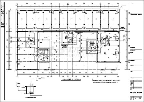 【厦门】某高层办公大厦给排水设计施工图-图二