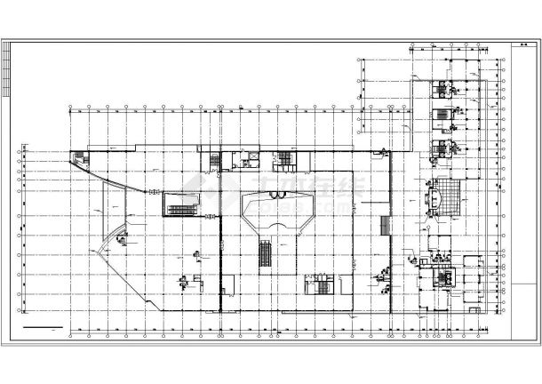 综合性商场及住宅楼空调及通风排烟系统设计施工图-图一