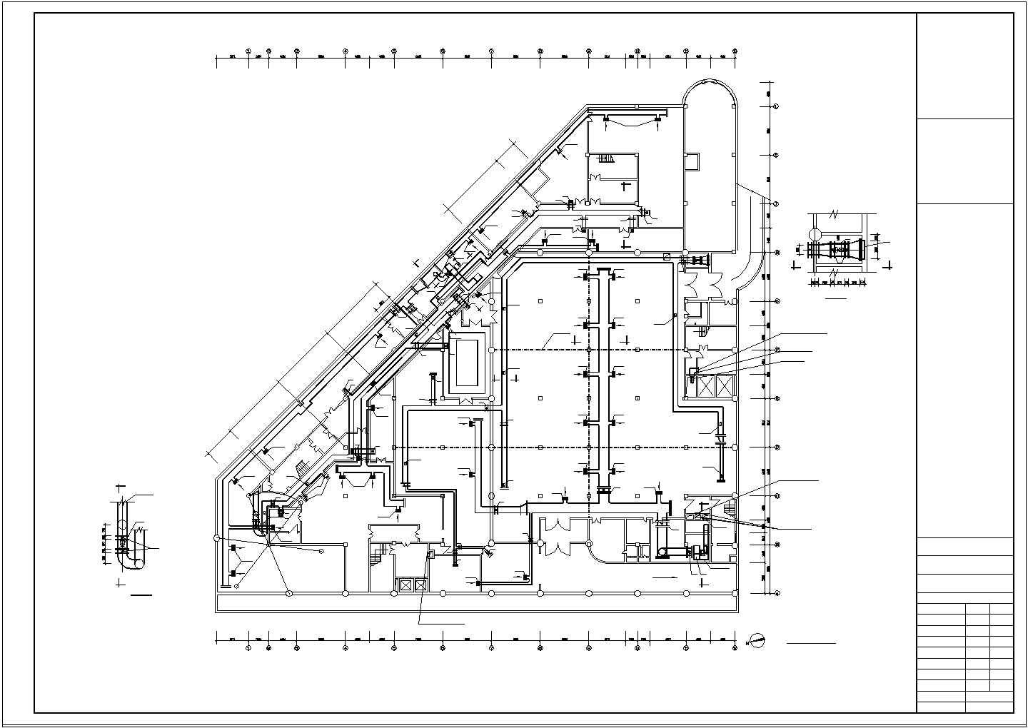 商业广场建筑防排烟系统设计施工图