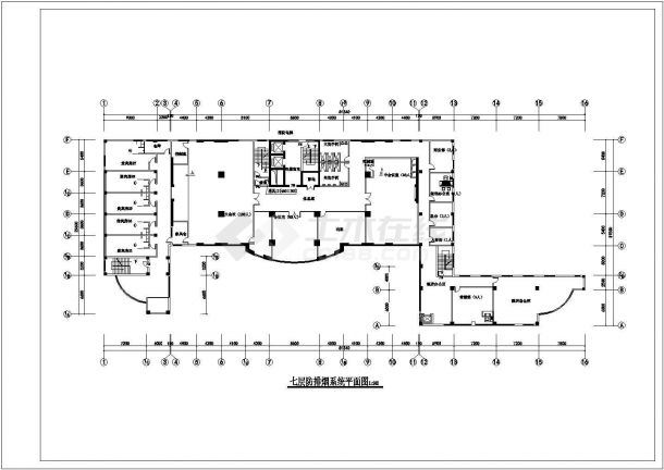 多层酒店建筑通风及防排烟系统设计施工图-图二