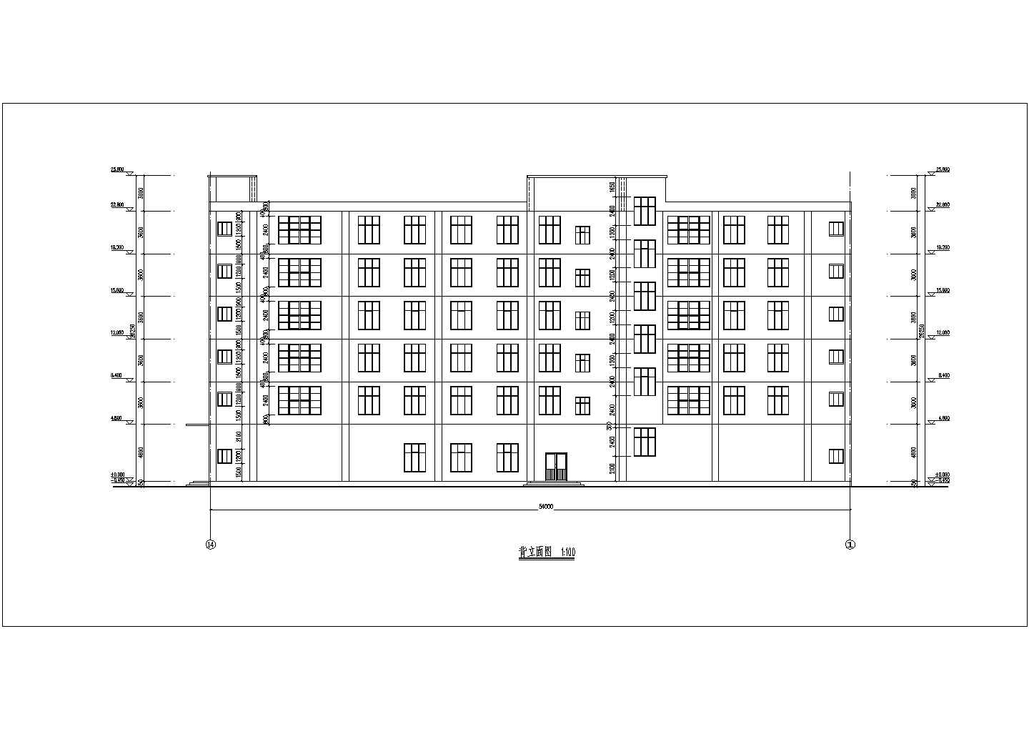 贵阳市某综合办公楼建筑和结构设计图纸（毕业设计）