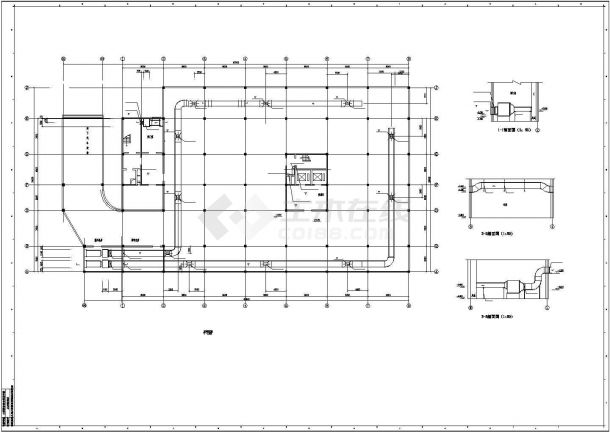 【浙江】办公楼空调及通风排烟系统设计施工图（多联变频空调系统）-图一