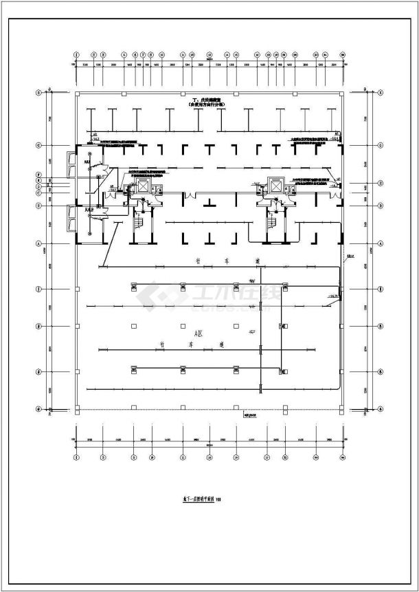 某12层高层住宅电气方案设计图（带地下车库）-图二