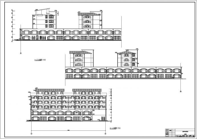 某地五层框架结构住宅楼建筑设计方案图（课程设计）_图1
