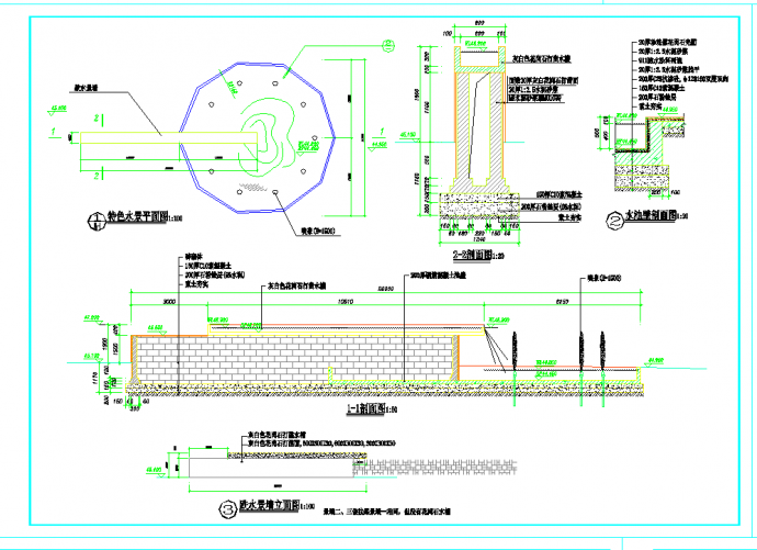 某地高级住宅小区景观规划设计施工图CAD图纸_图1