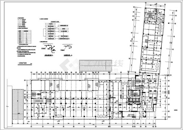 江苏某二十六层综合楼给排水设计图-图二